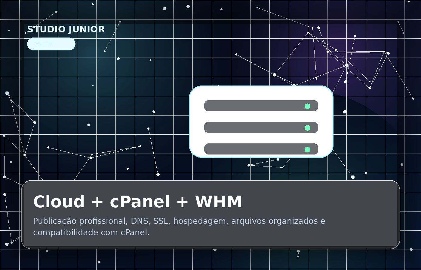 Cloud, cPanel, WHM e Cloudflare